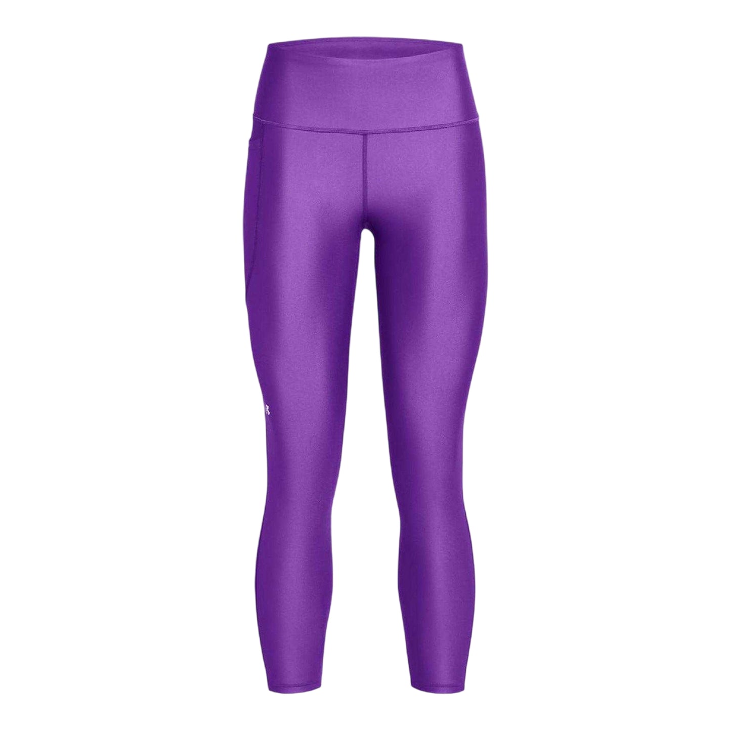 Purple - Front - Under Armour Womens-Ladies HeatGear Leggings