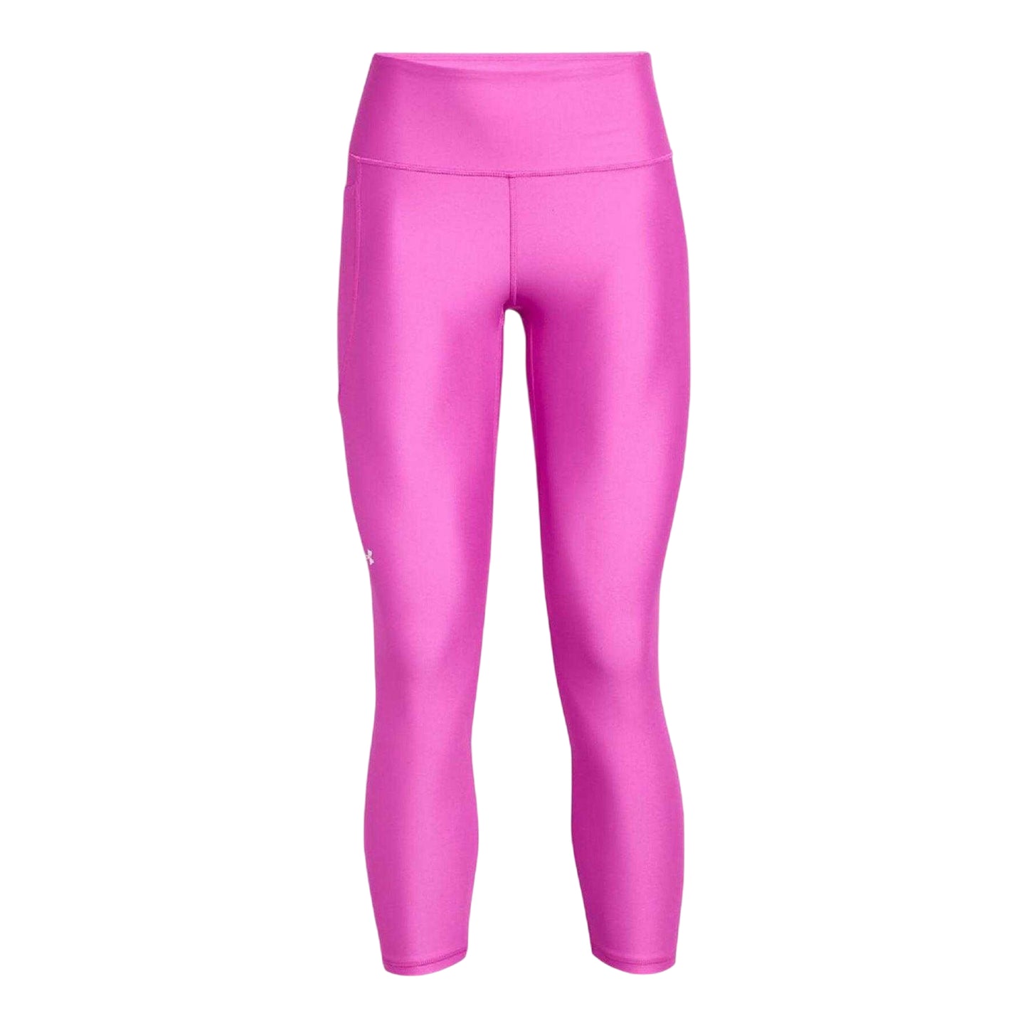 Pink - Front - Under Armour Womens-Ladies HeatGear Leggings