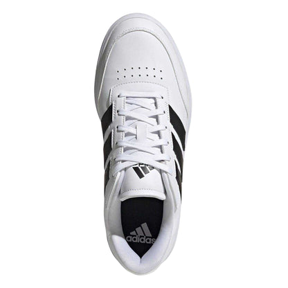 White - Lifestyle - Adidas Mens Courtblock Flat Trainers