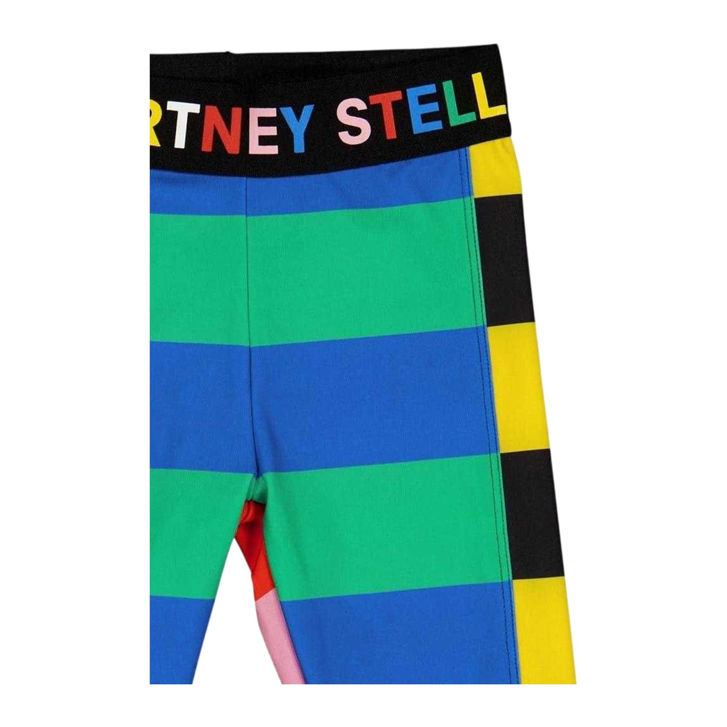 Multicoloured - Back - Off White Childrens-Kids Colour Block Jogging Bottoms