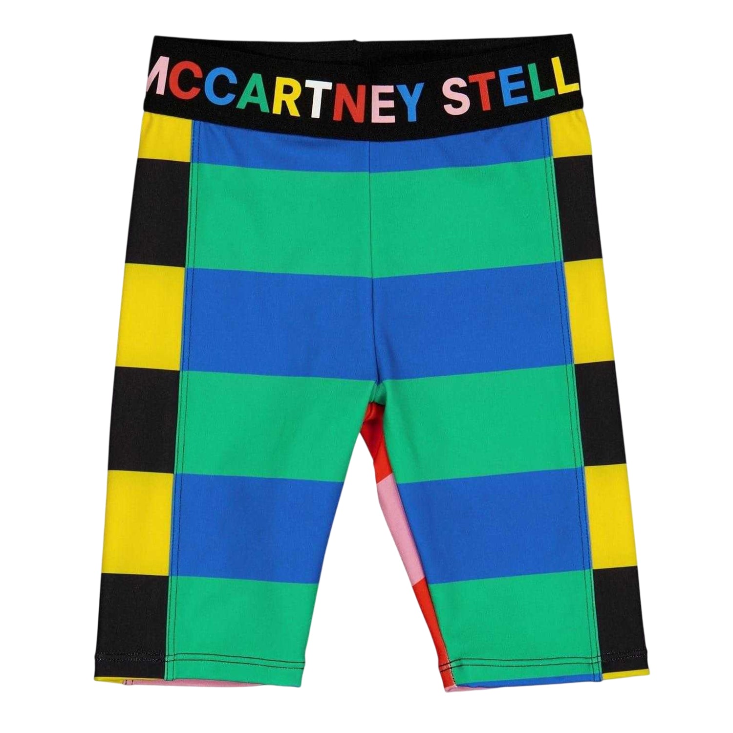 Multicoloured - Front - Off White Childrens-Kids Colour Block Jogging Bottoms