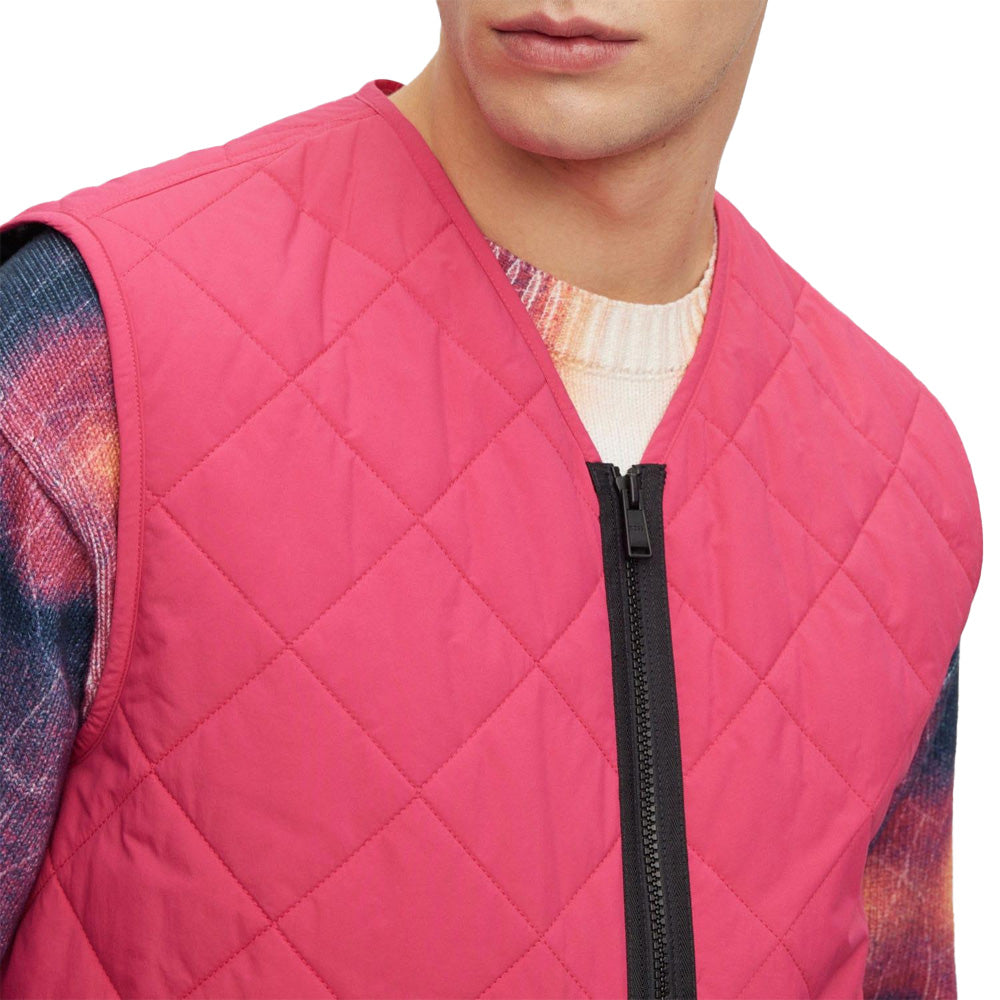 Pink - Lifestyle - Boss Mens Okella Gilet