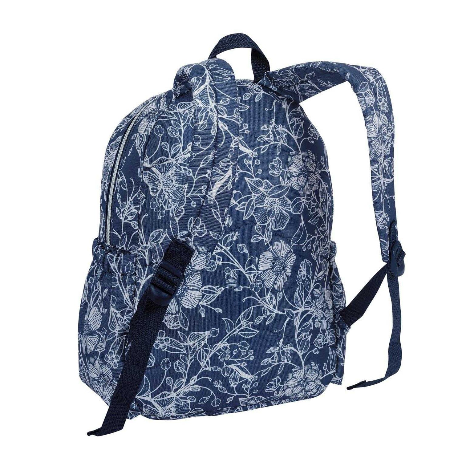 Blue - Back - Hot Tuna Floral All-Over Print Backpack