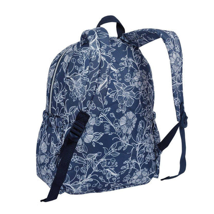 Blue - Back - Hot Tuna Floral All-Over Print Backpack