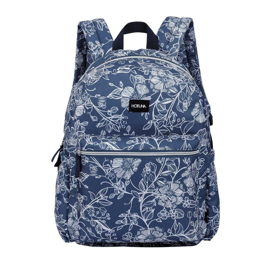Blue - Front - Hot Tuna Floral All-Over Print Backpack