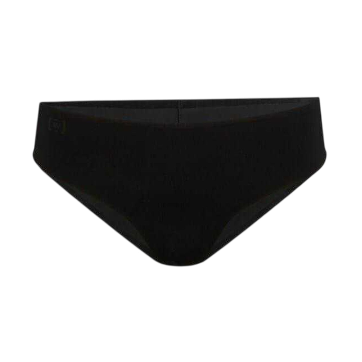 Black - Front - Wolf Womens-Ladies Seamless Thong