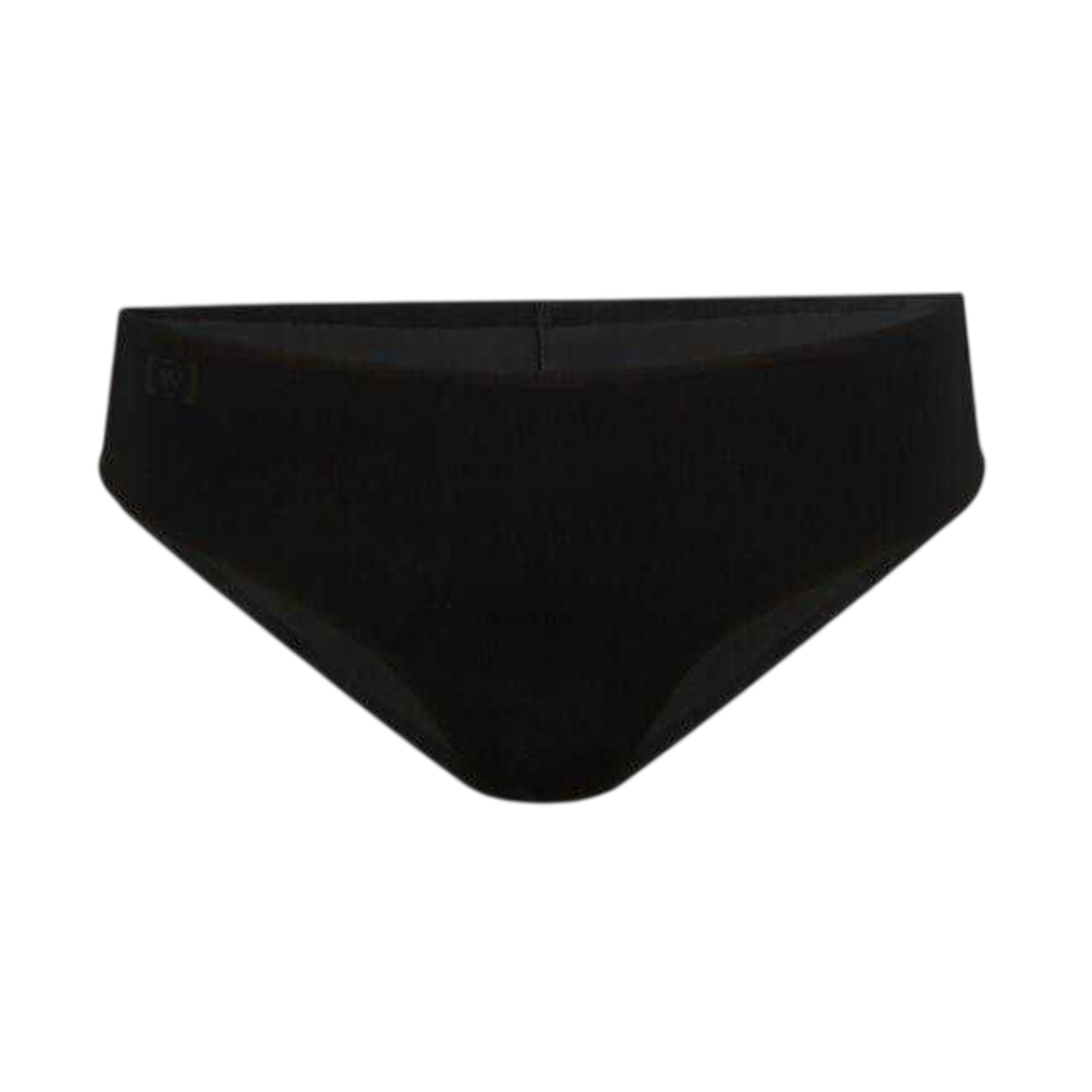 Black - Front - Wolf Womens-Ladies Seamless Thong