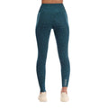 Teal - Back - Skins Womens-Ladies Series-3 Skyscraper Leggings