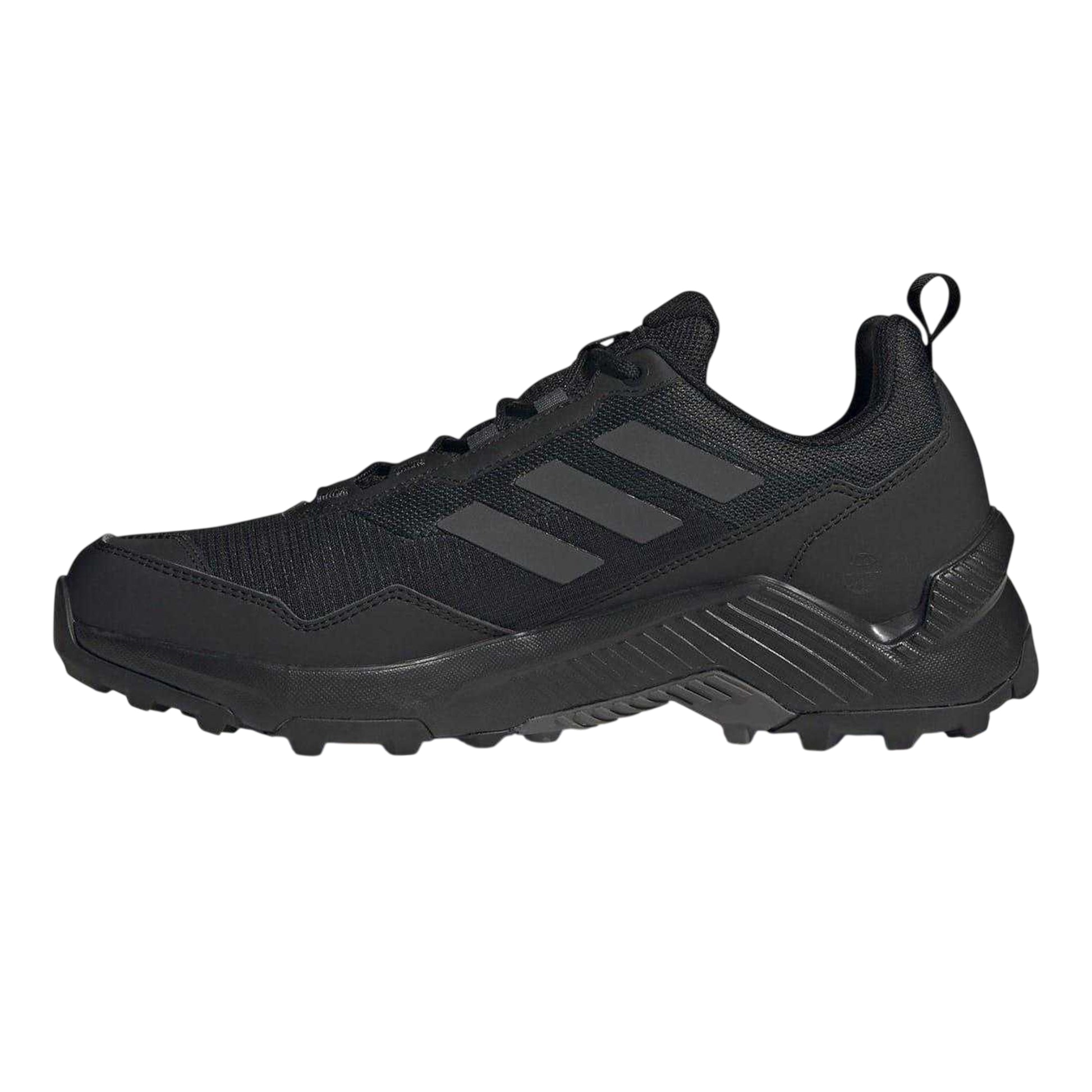 Black-Grey - Side - Adidas Mens Terrex Eastrail Waterproof Walking Shoes