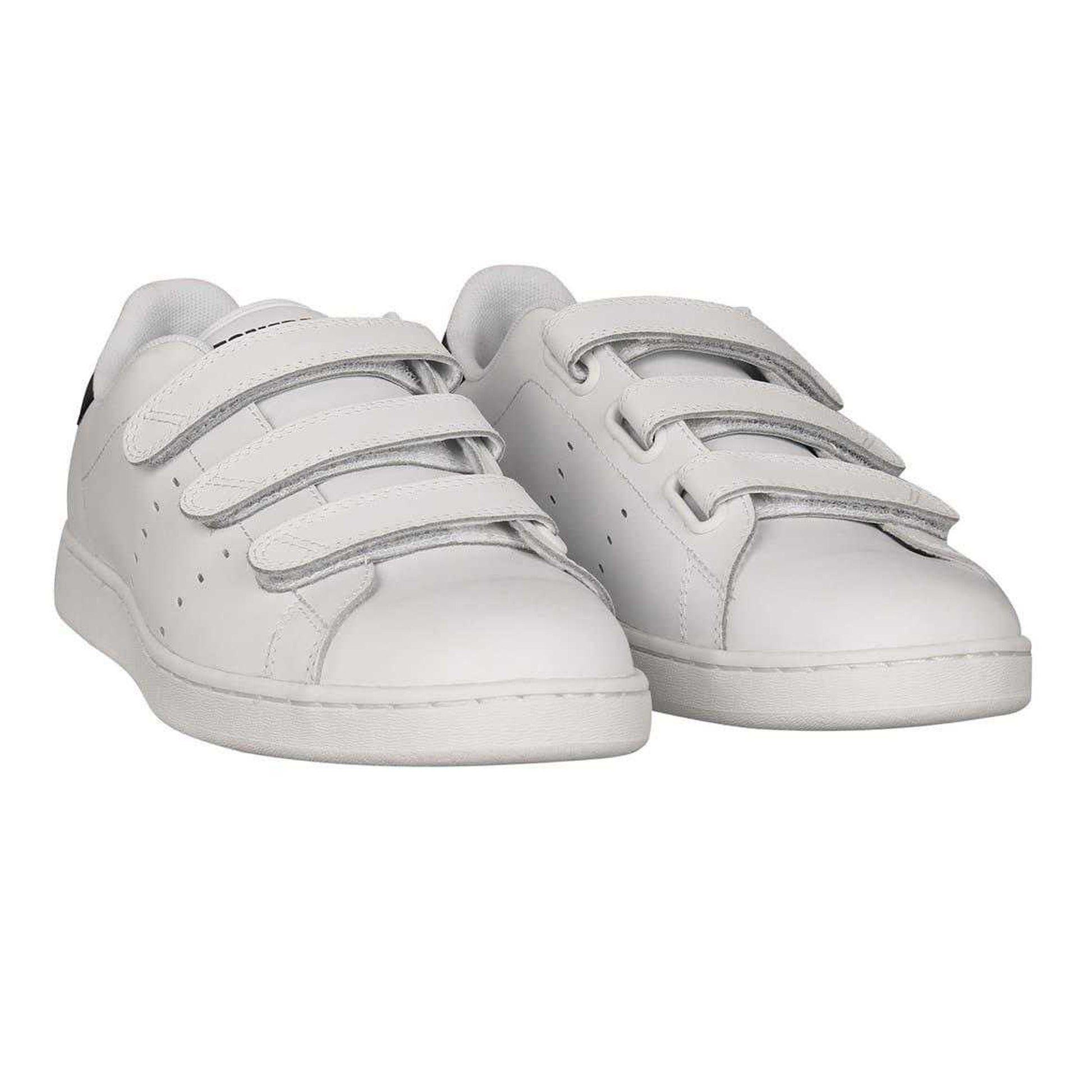 White-Navy - Pack Shot - Lonsdale Mens Leyton Triple Strap Flat Trainers