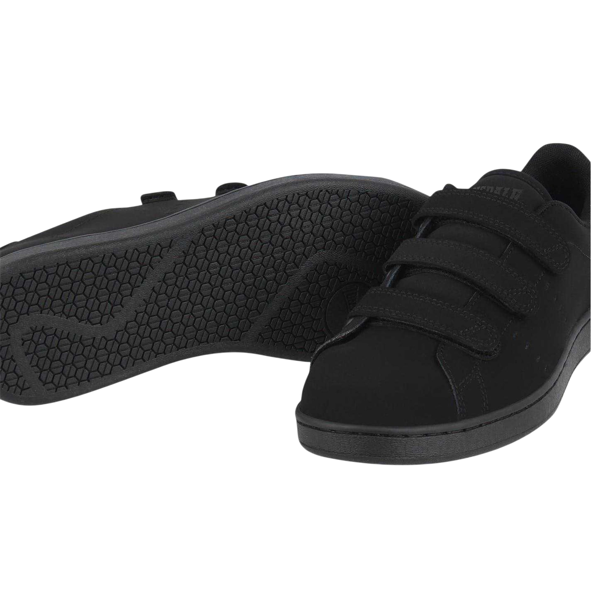 Black - Lifestyle - Lonsdale Mens Leyton Triple Strap Flat Trainers