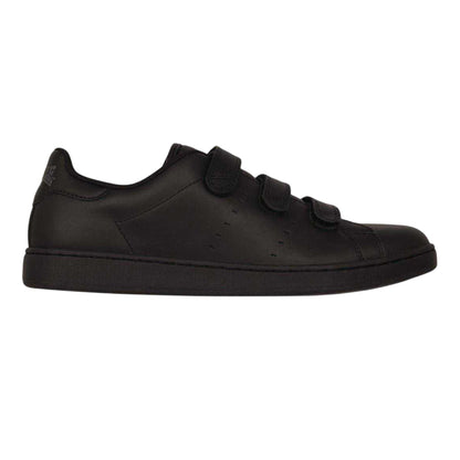 Black-Black - Front - Lonsdale Mens Leyton Triple Strap Flat Trainers