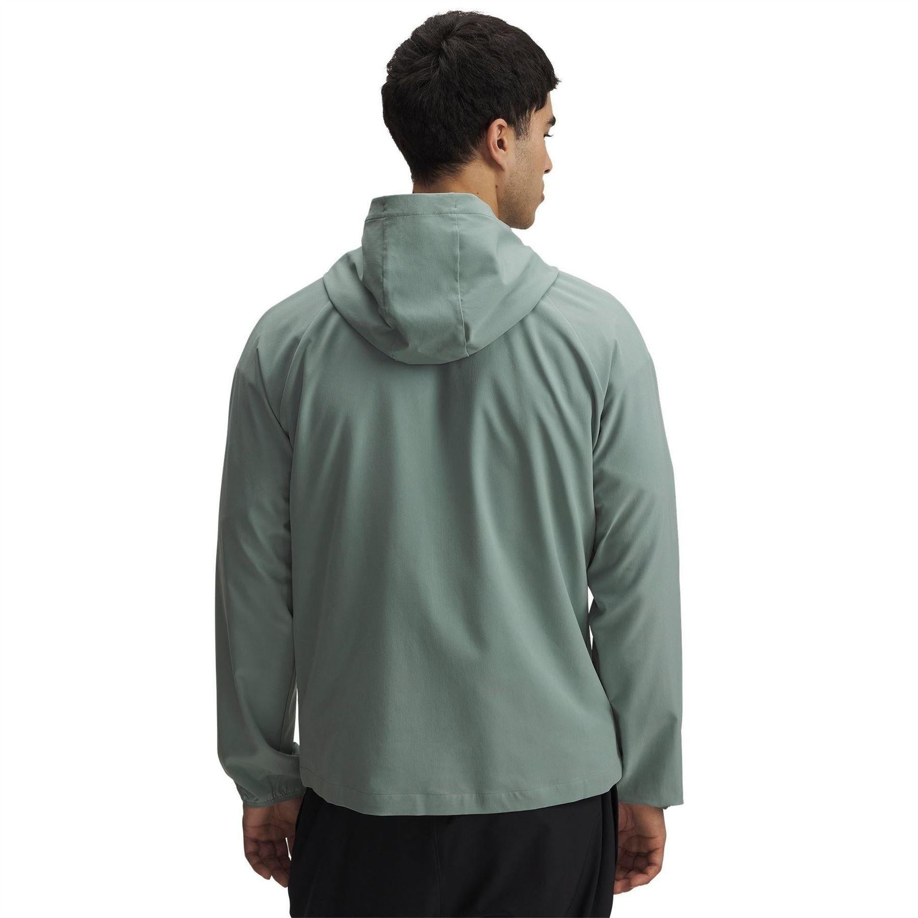 Green-Blue - Back - Under Armour Mens Plain Drawstring Windbreaker