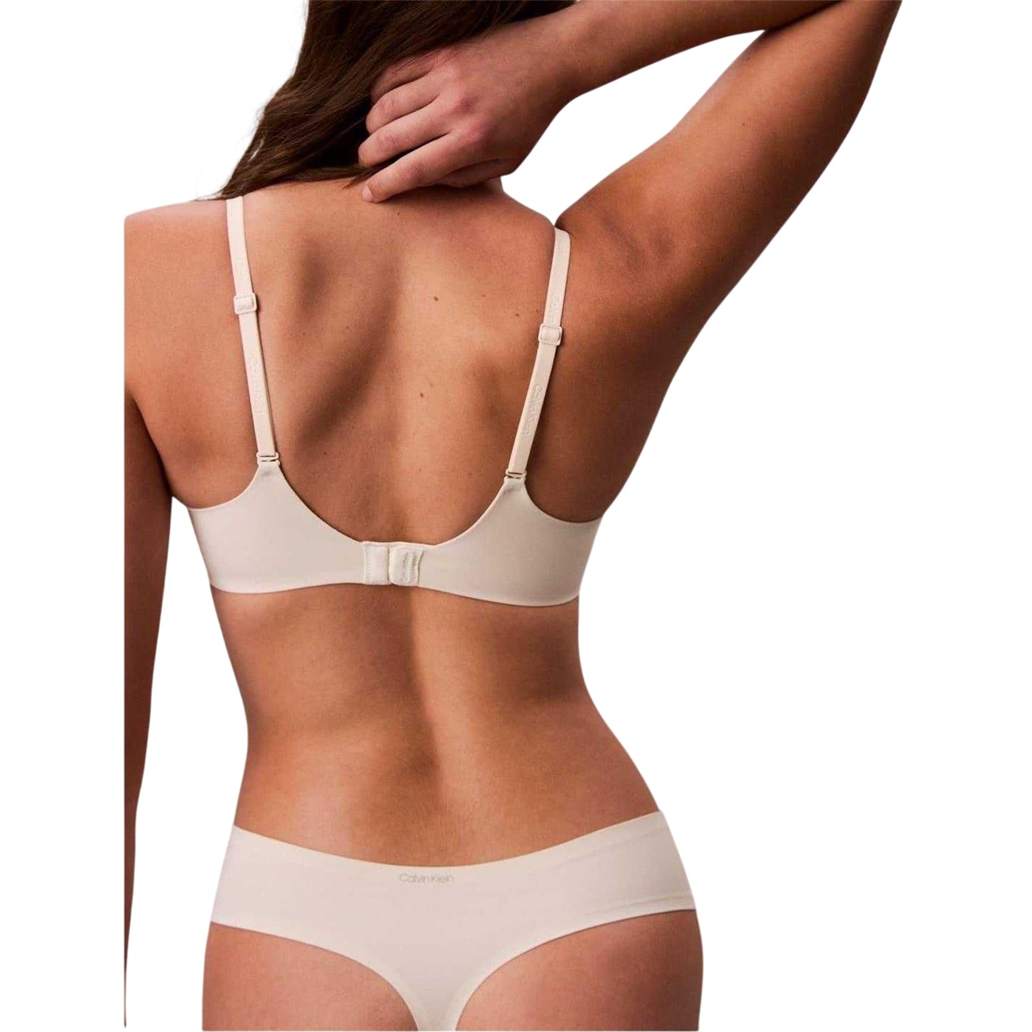 Unboxed White - Back - Calvin Klein Womens-Ladies Floral Pattern Thong