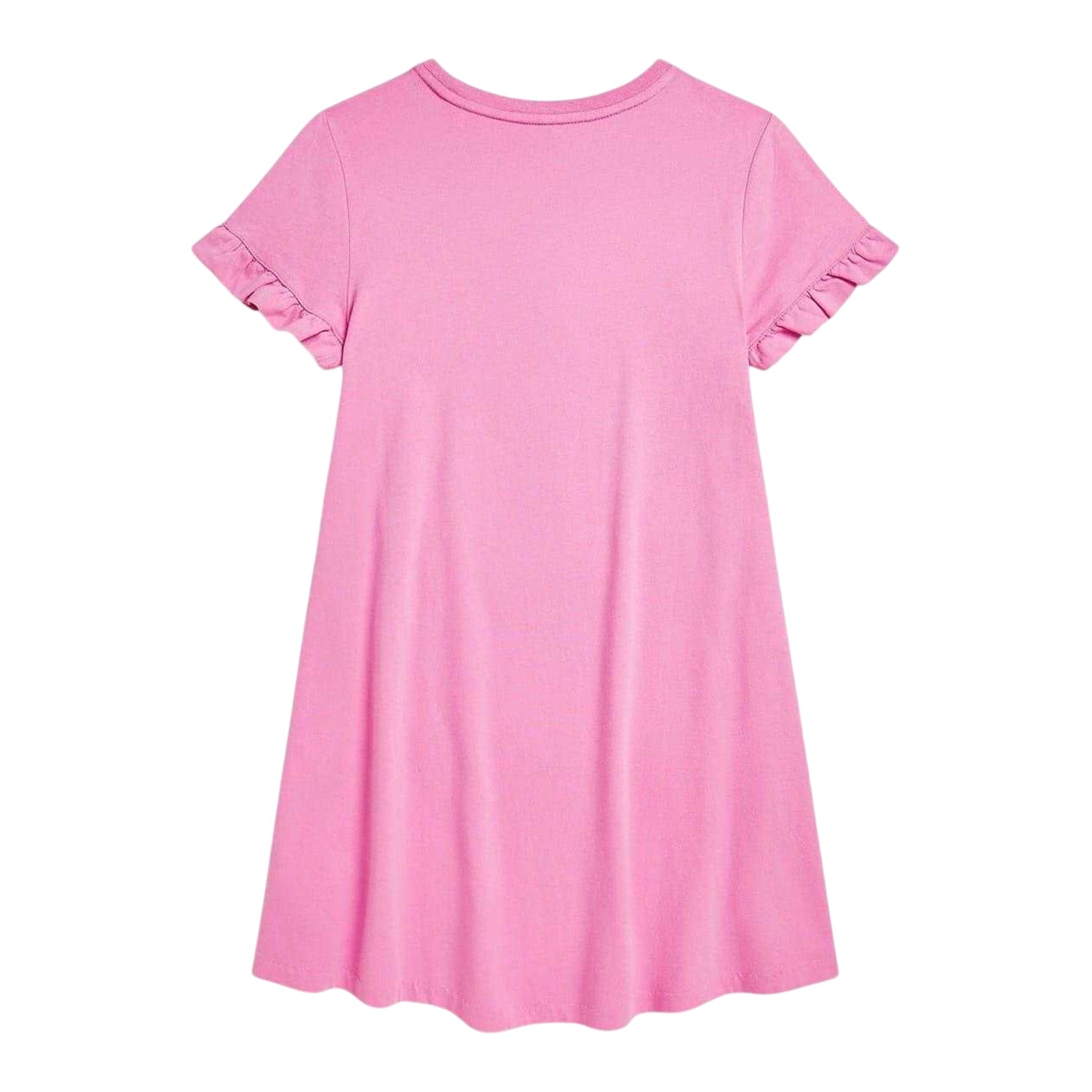 Pink - Back - Ralph Lauren Girls Polo Bear Cotton Dress