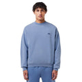 Blue - Pack Shot - Lacoste Mens Natural Dyed Loose Fit Sweatshirt