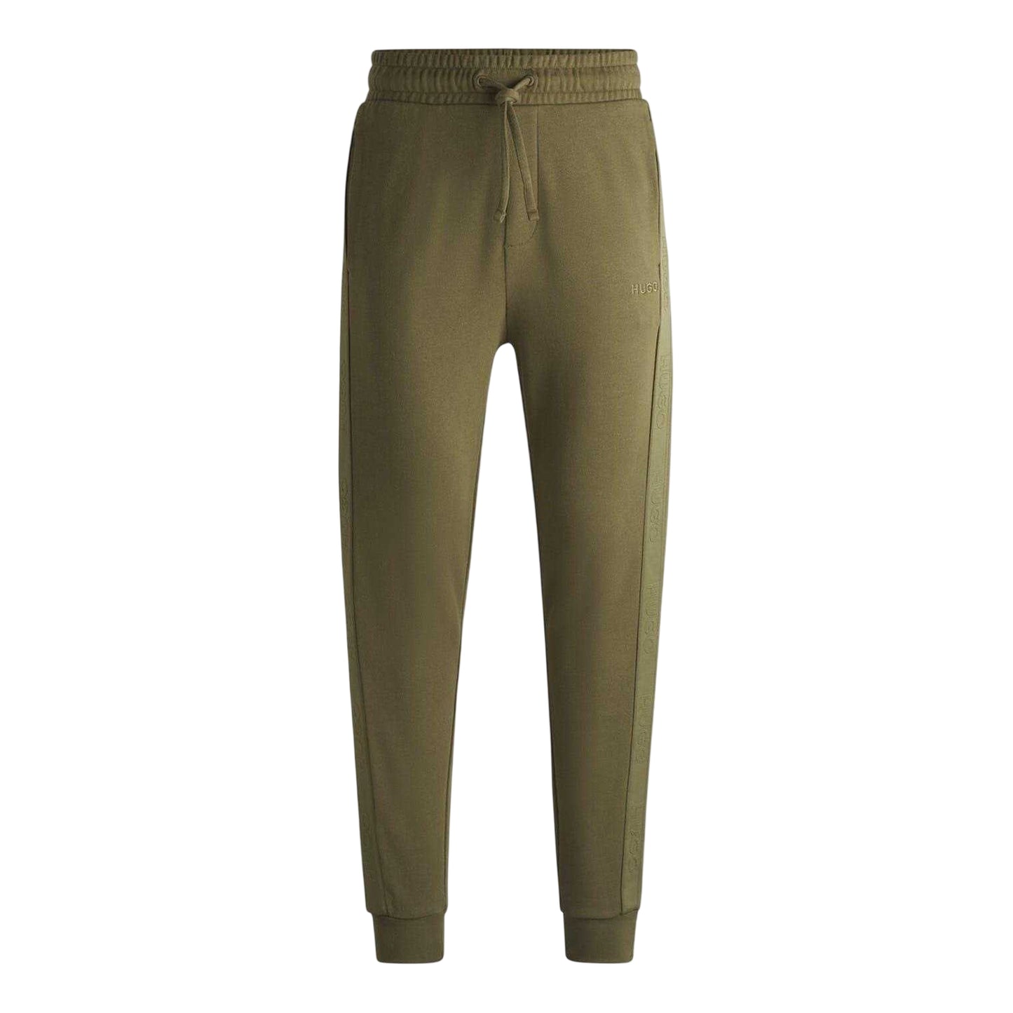 Green - Front - Boss Mens Tapered Jogging Bottoms
