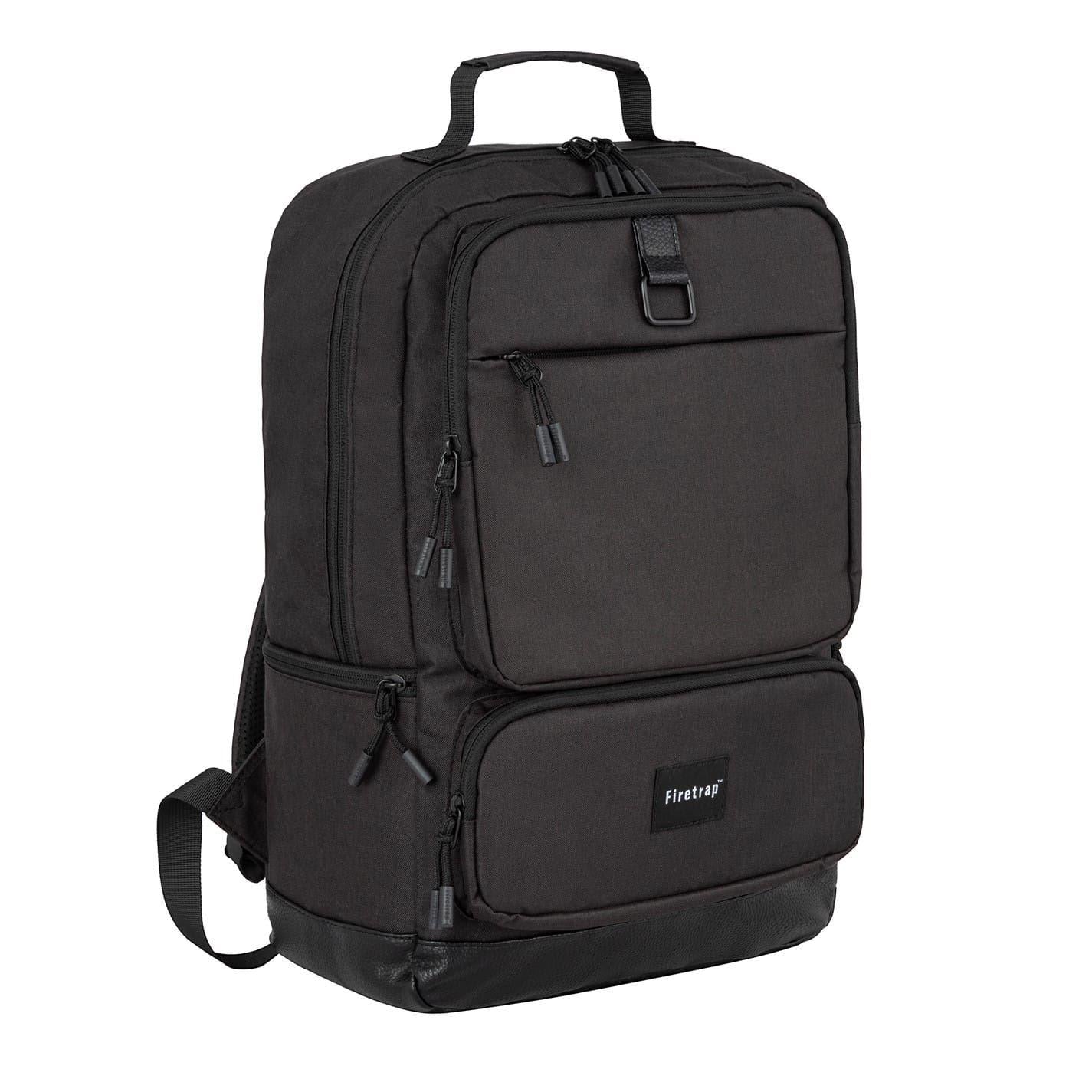 Black - Side - Firetrap Kingdom Laptop Backpack