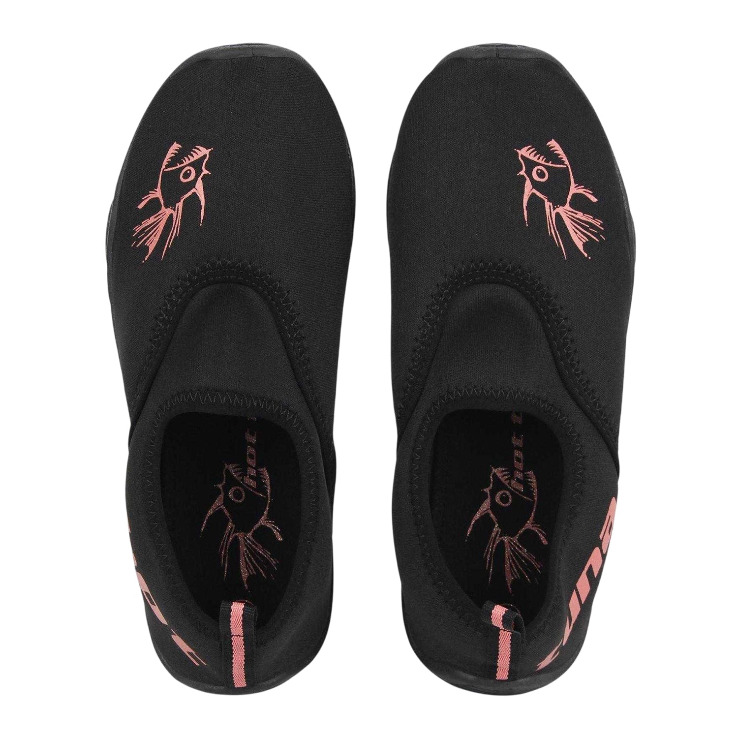 Black-Rose Gold - Lifestyle - Hot Tuna Womens-Ladies Water Shoes