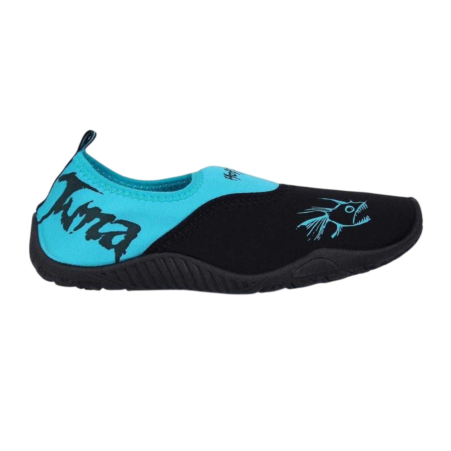 Black-Turquoise - Front - Hot Tuna Womens-Ladies Water Shoes