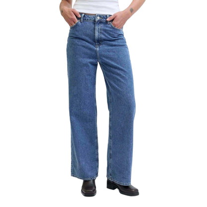 Medium Blue - Lifestyle - JJXX Womens-Ladies Wide Leg Jeans