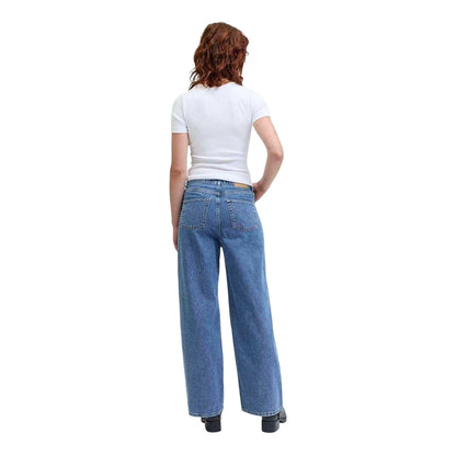 Medium Blue - Pack Shot - JJXX Womens-Ladies Wide Leg Jeans