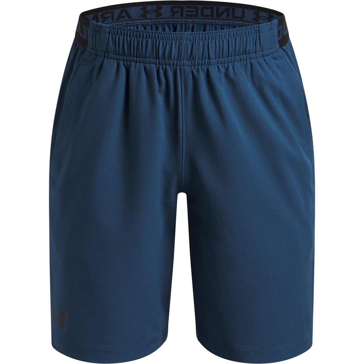 Blue-Black - Front - Under Armour Boys Vanish Lightweight Gym Shorts