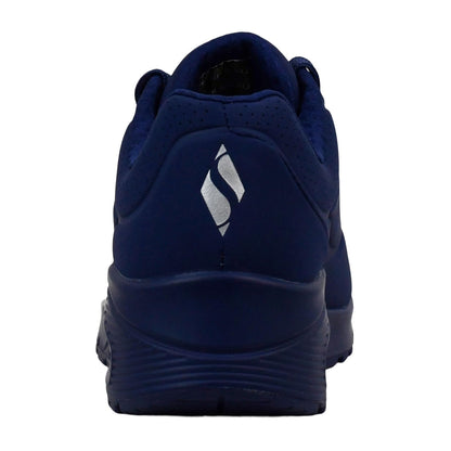 Navy - Back - Skechers Womens-Ladies Durabuck Uno Trainers