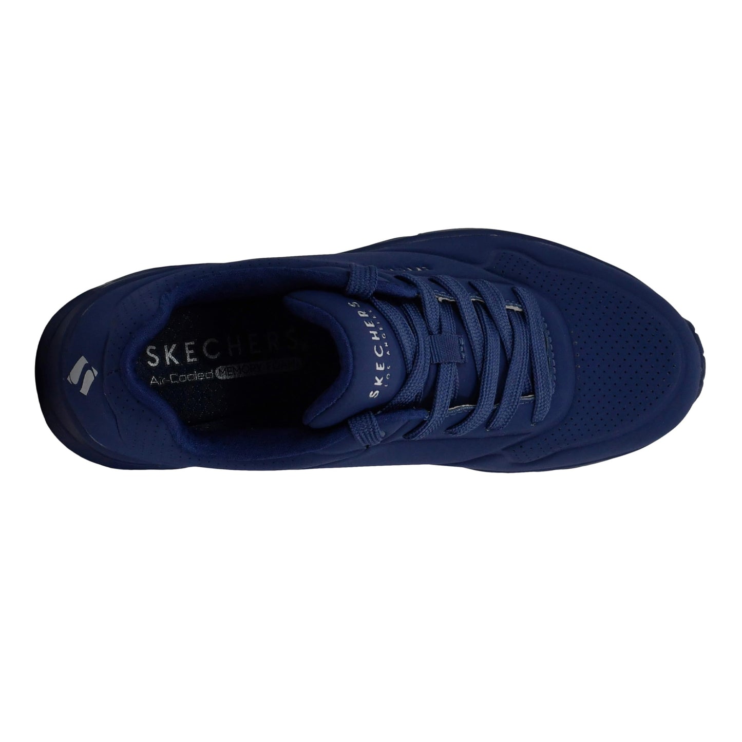 Navy - Lifestyle - Skechers Womens-Ladies Durabuck Uno Trainers