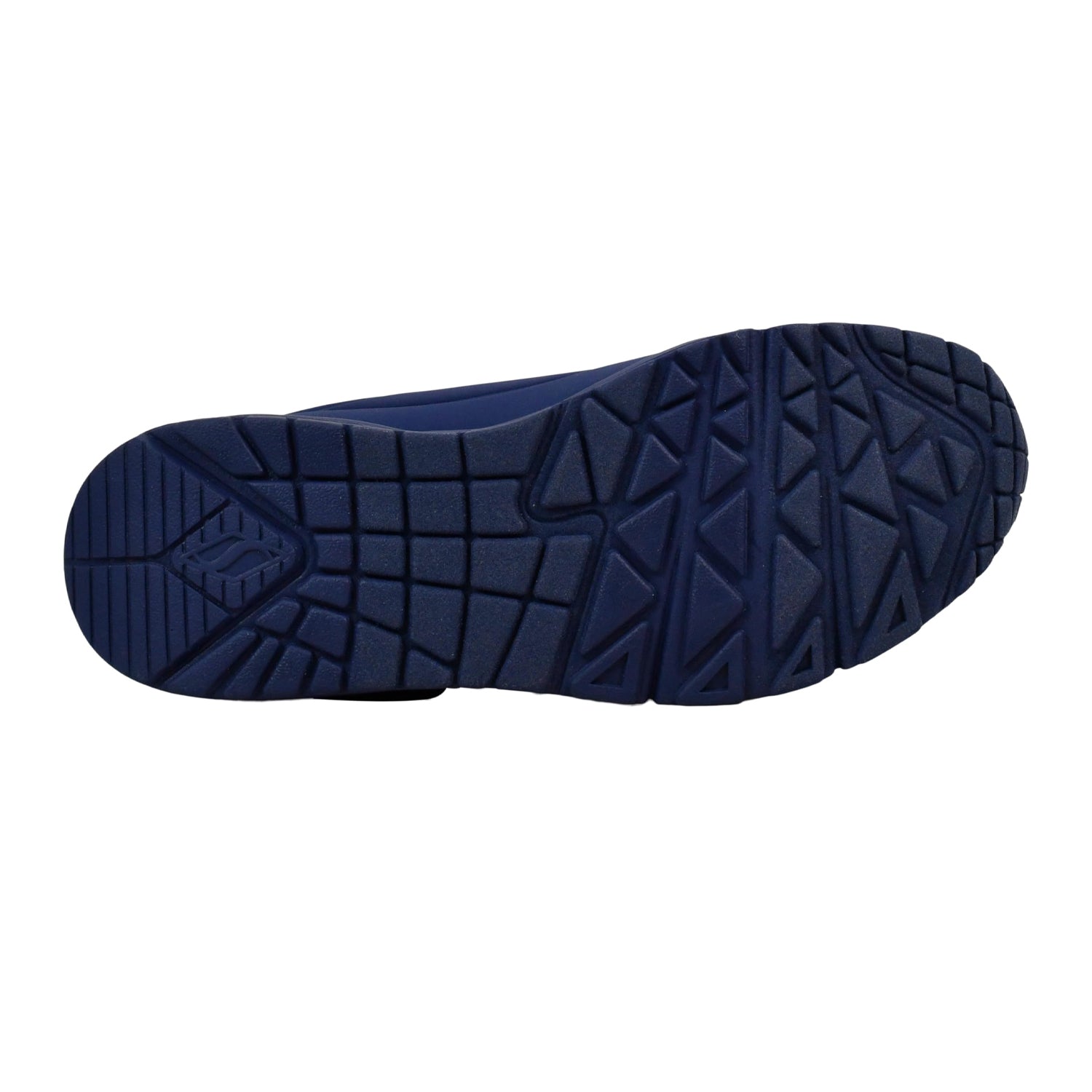 Navy - Pack Shot - Skechers Womens-Ladies Durabuck Uno Trainers