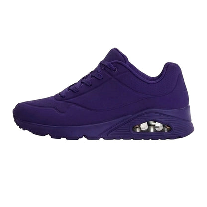 Purple - Back - Skechers Womens-Ladies Durabuck Uno Trainers