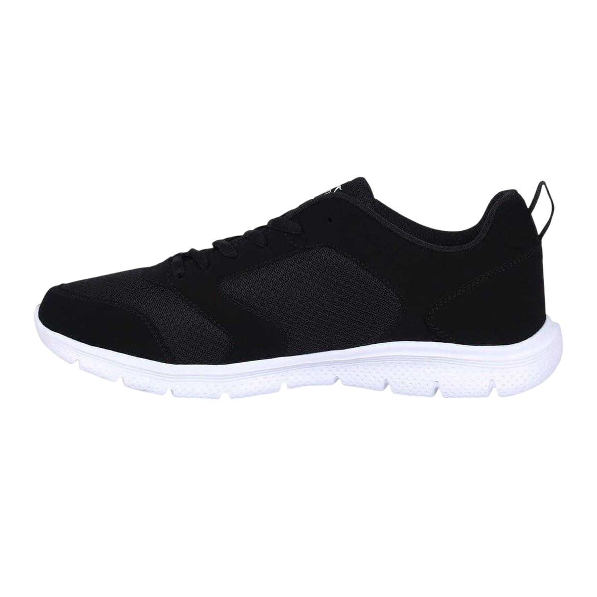 Black-White - Side - Slazenger Mens Force Mesh Trainers
