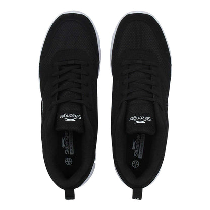 Black-White - Lifestyle - Slazenger Mens Force Mesh Trainers