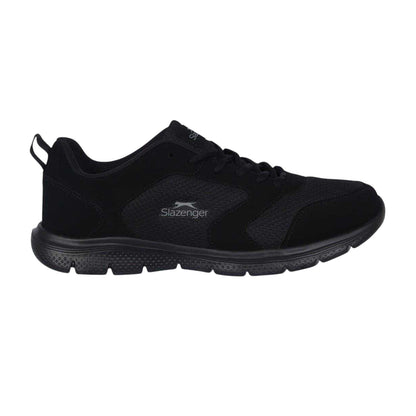 Black-Black - Front - Slazenger Mens Force Mesh Trainers