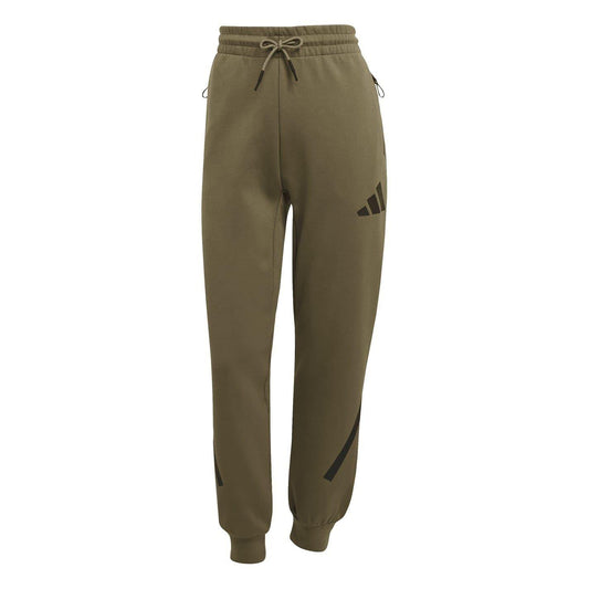 Olive Strata - Front - Adidas Womens-Ladies Z.N.E. Jogging Bottoms