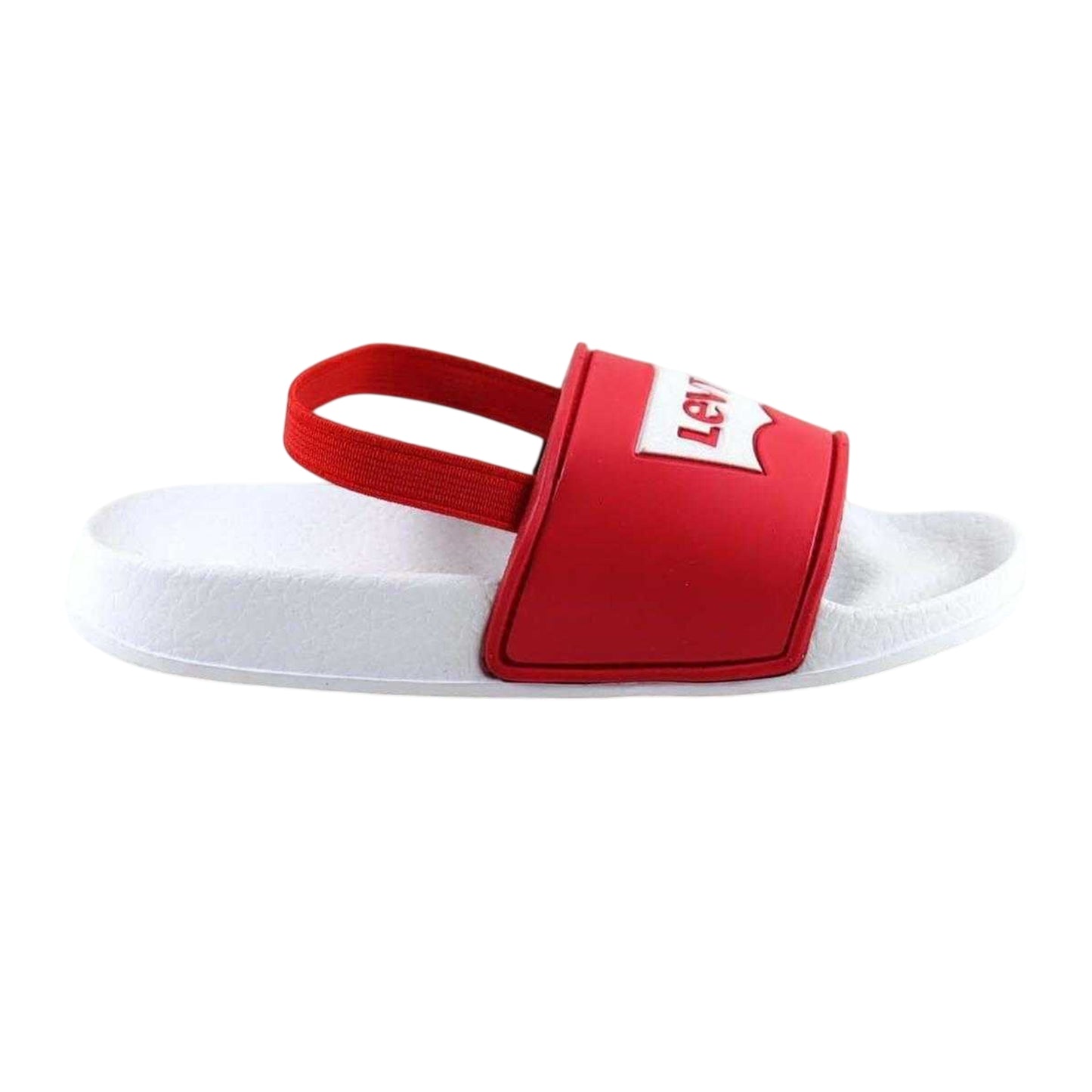 Red-White - Front - Levis Childrens-Kids Batwing Logo Sliders