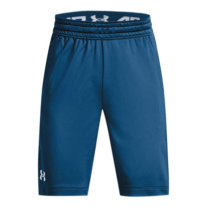 Blue - Front - Under Armour Boys Logo Shorts