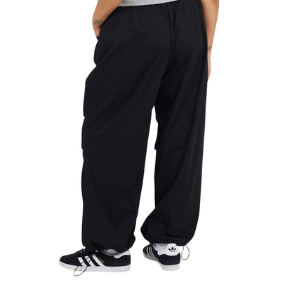 Black - Back - Brave Soul Womens-Ladies Plus Cargo Trousers