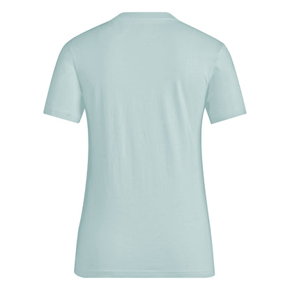 Blue - Back - Adidas Womens-Ladies Essentials Logo T-Shirt