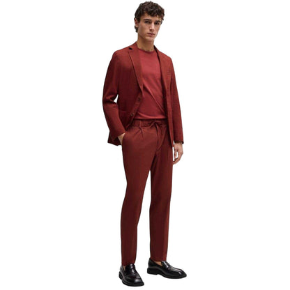 Brown - Pack Shot - Boss Mens Perin Trousers