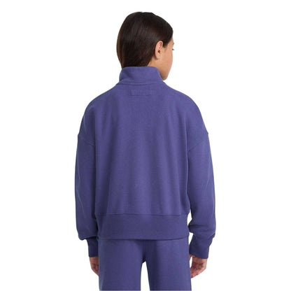 Blue - Back - Abercrombie & Fitch Childrens-Kids Essential Fleece Sweatshirt