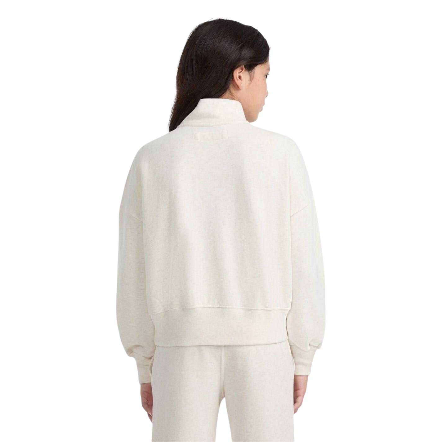 Oatmeal - Back - Abercrombie & Fitch Childrens-Kids Essential Fleece Sweatshirt