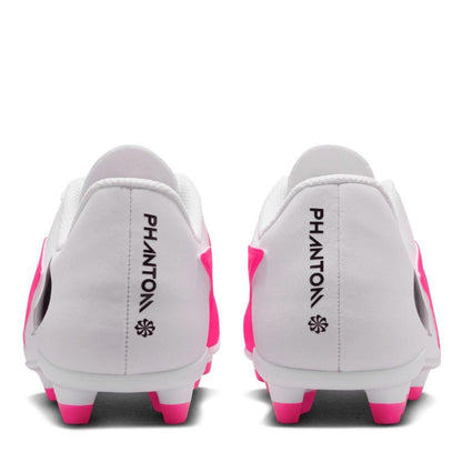 White-Pink - Pack Shot - Nike Childrens-Kids Phantom 6 Phantom Football Boots