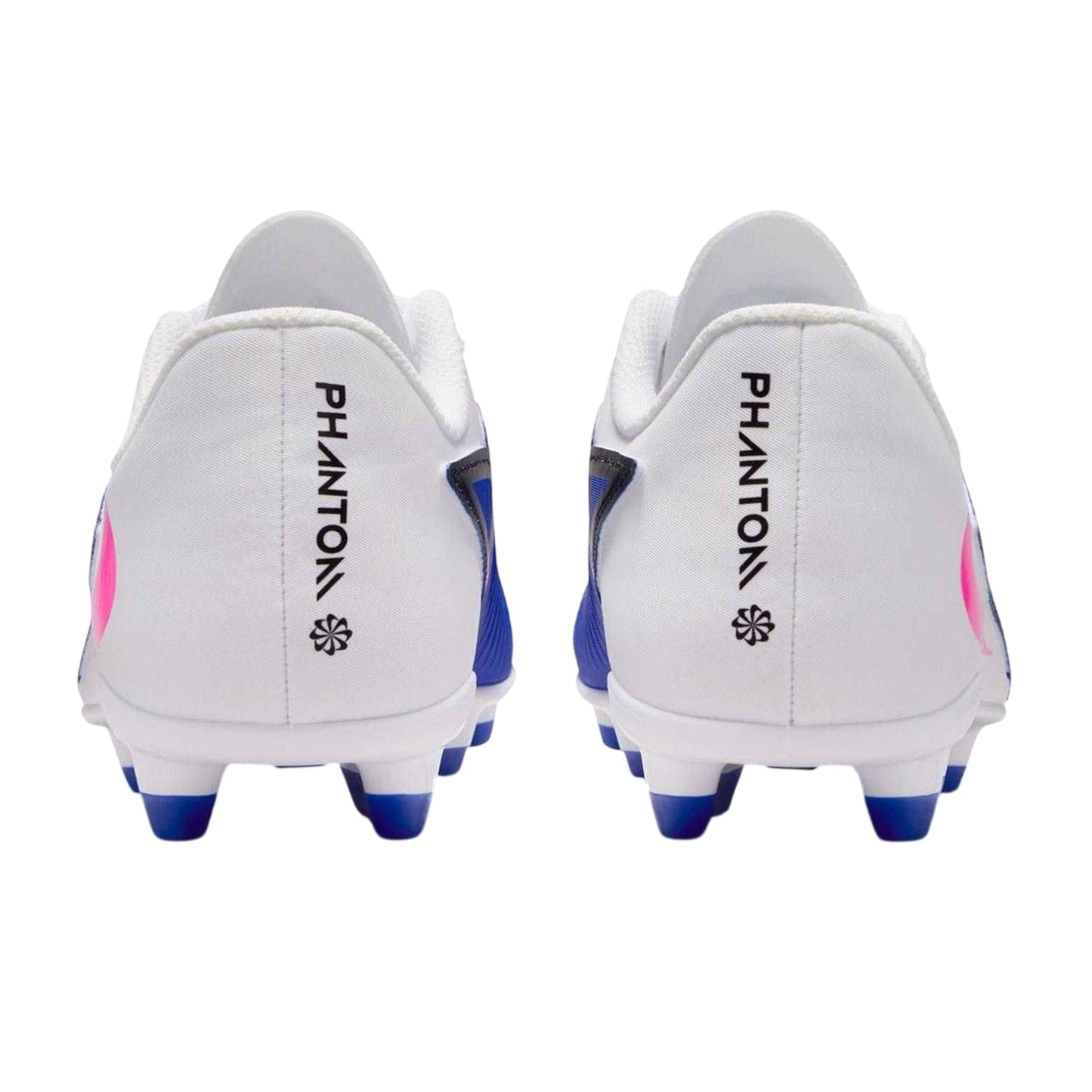 Blue-White-Pink - Back - Nike Childrens-Kids Phantom 6 Phantom Football Boots