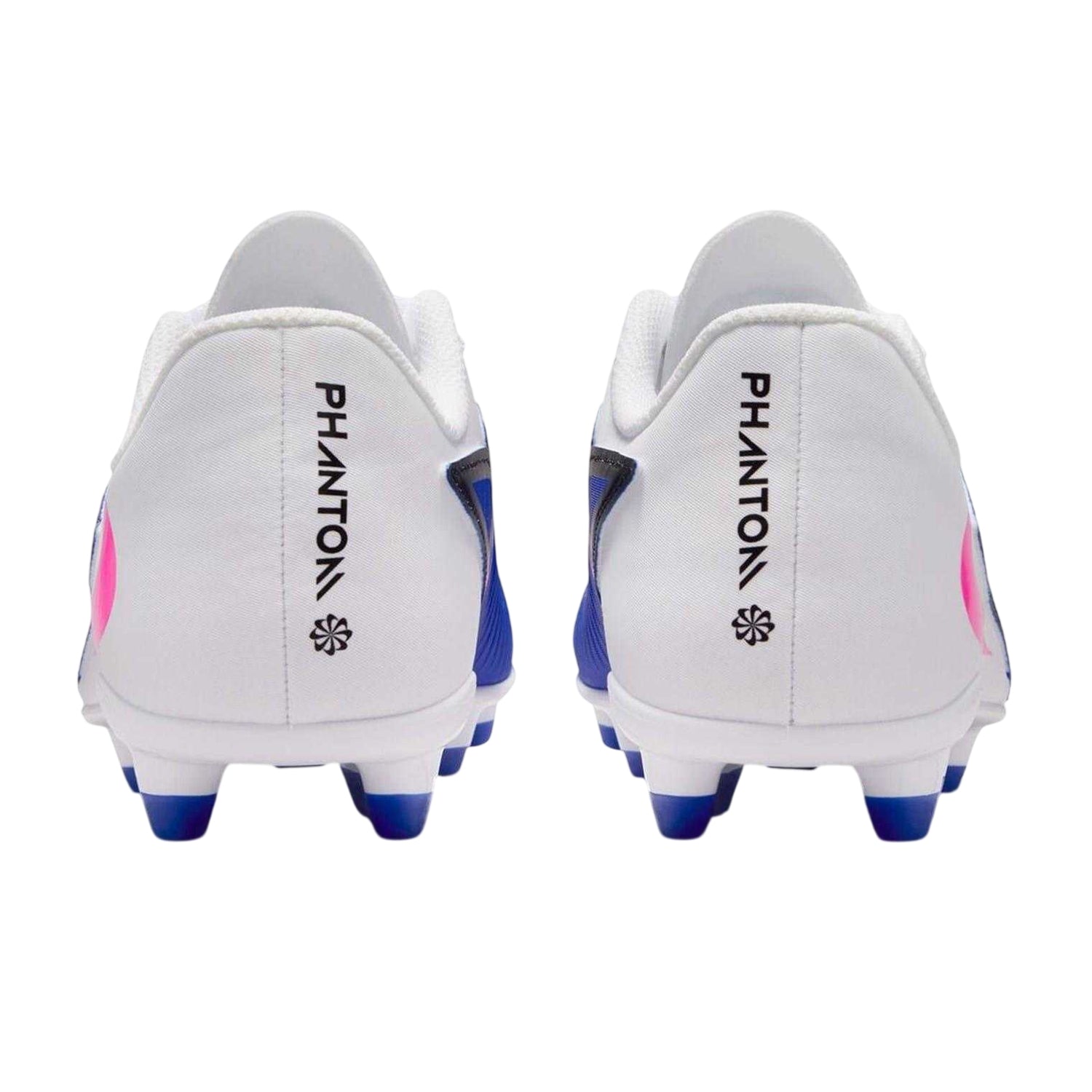 Blue-White-Pink - Back - Nike Childrens-Kids Phantom 6 Phantom Football Boots
