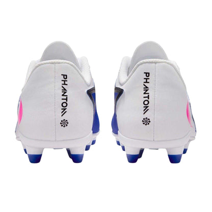 Blue-White-Pink - Back - Nike Childrens-Kids Phantom 6 Phantom Football Boots