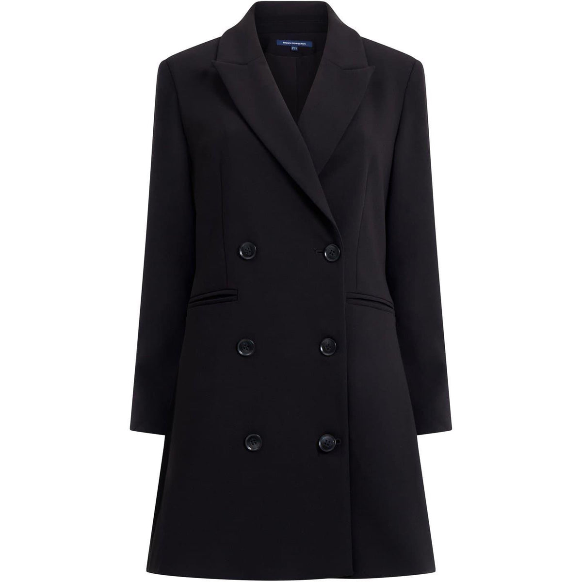 Black - Front - French Connection Womens-Ladies Blazer Dress