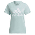 Blue - Front - Adidas Womens-Ladies Essentials Logo T-Shirt