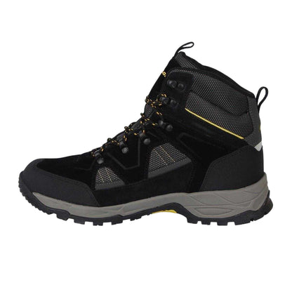 Black - Side - Dunlop Mens Illinois Leather Steel Toe Cap Safety Boots