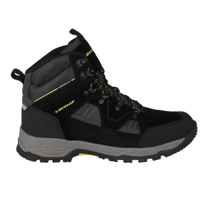 Black - Front - Dunlop Mens Illinois Leather Steel Toe Cap Safety Boots